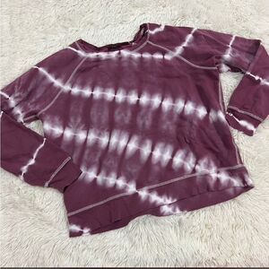 Rails purple and white tie dye pullover small